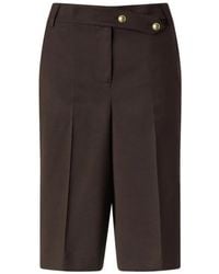 Pinko - Logo-Patch Pleated Trousers - Lyst