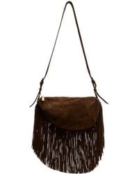 Ash - Astrid Fringe-Trimmed Shoulder Bag - Lyst