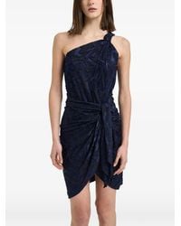 Isabel Marant - Liliana One-Shoulder Fil Coupé Dress - Lyst