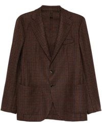 Dell'Oglio - Blazer À Carreaux - Lyst