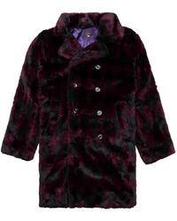 Needles - Double-Breasted Diamond-Pattern Coat - Lyst