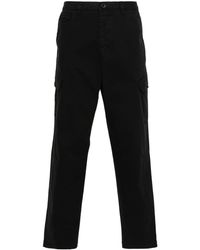 PS by Paul Smith - Logo-embroidered Straight-leg Trousers - Lyst