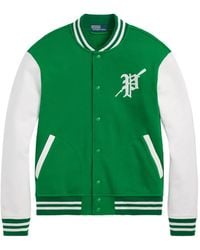 Polo Ralph Lauren - Fleece Baseball Jacket - Lyst