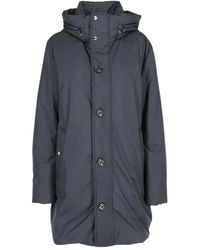 Moorer - Abrigo Iury Con Capucha - Lyst