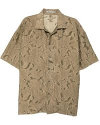 CHIAHUNG SU - Hand-Woven Patched Shirt - Lyst