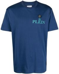 Philipp Plein - Iconic Plein Logo-Print T-Shirt - Lyst
