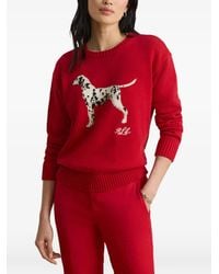 Ralph Lauren - Ridnee Pullover Mit Hunde-Intarsie - Lyst