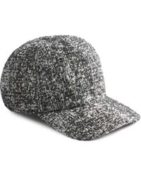 La DoubleJ - Tweed Baseball Cap - Lyst