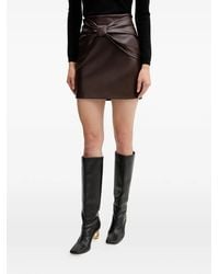 Guess - Knot-Detail Mini Skirt - Lyst