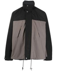 Sacai - Funnel-Neck Reversible Jacket - Lyst
