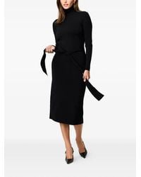 Toccin - Logan Turtleneck Tie Dress - Lyst
