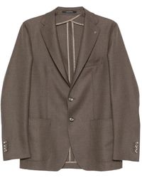 Tagliatore - Blazer Met Twee Knopen En Textuur - Lyst
