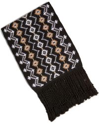 Khaite - The Lance Patterned Intarsia-knit Scarf - Lyst
