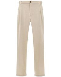 Paul & Shark - Buttoned Chino Trousers - Lyst