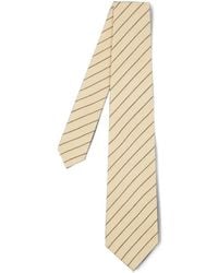 Paul Smith - Ecru And 'Shirting Stripe' Tie - Lyst