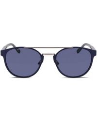 Lacoste - Round-Frame Sunglasses - Lyst