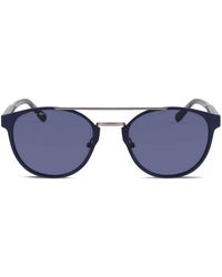 Lacoste - Round-Frame Sunglasses - Lyst