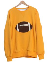 LC23 - Football-Patch Sweater - Lyst
