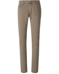 Jacob Cohen - Pantaloni Con Applicazione Logo - Lyst