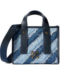 Off-White c/o Virgil Abloh - Quilting Denim Tote Bag - Lyst