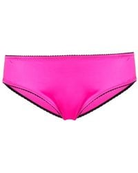 Dolce & Gabbana - Mid-Rise Satin Briefs - Lyst