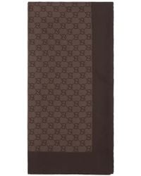 Gucci - Schal Mit Monogramm-Print - Lyst