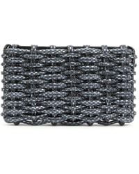 Jonathan Simkhai - Morgan Woven Rhinestone Clutch Bag - Lyst