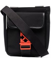 off white crossbody bolsa men