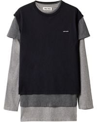 Miu Miu - Jersey T-Shirts (Set Of Three) - Lyst