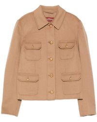 Max Mara - Button-Up Utility Jacket - Lyst
