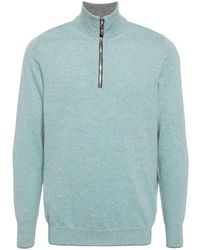 N.Peal Cashmere - Cardigan con mezza zip Carnaby - Lyst