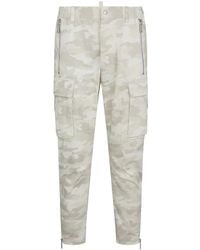 DSquared² - Tapered Camouflage-Print Cargo Trousers - Lyst