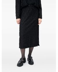 HUGO - Jupe Fendue À Coupe Mi-Longue - Lyst
