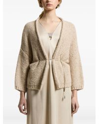 Peserico - Cardigan mit Pailletten - Lyst