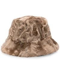 Liska - Textured-Finish Bucket Hat - Lyst