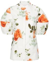 Erdem - Cavendish Hemd mit Blumen-Print - Lyst