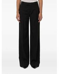 FEDERICA TOSI - Pressed-Pleat Wide-Leg Trousers - Lyst