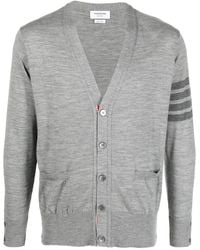 Thom Browne - 4-bar Stripe Cardigan - Lyst