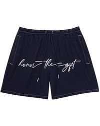 Honor The Gift - Embroidered Drawstring Shorts - Lyst