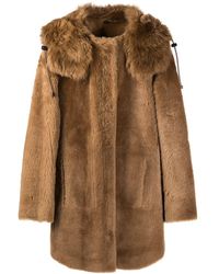 Yves Salomon Bontjas Met Capuchon - Meerkleurig