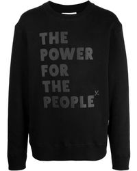 The Power for the People - Logo-Print Detail Sweatshirt - Lyst