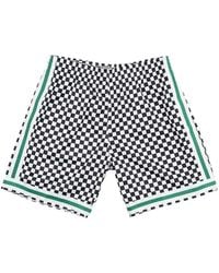 Mitchell & Ness - X Nba Boston Celtics Checked Shorts - Lyst