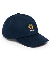 Bally - Crest-Embroidered Baseball Cap - Lyst