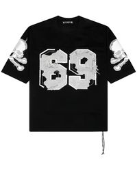 Mastermind Japan - Chemise À Appliqués Et Effet Usé - Lyst