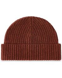 Brunello Cucinelli - Cashmere English Rib Knit Beanie - Lyst