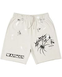 WARMAN - Short De Sport À Imprimé Graphique - Lyst