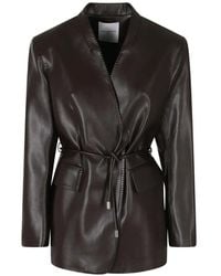 Isabelle Blanche - Belted Single-Breasted Jacket - Lyst