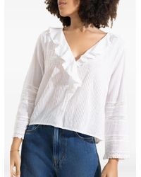 Doen - Huguette Ruffled Lace Shirt - Lyst