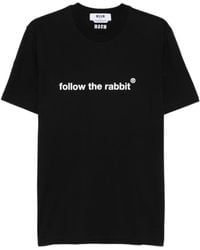 MSGM - T-Shirt À Imprimé Graphique - Lyst