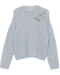 forte_forte - Bead-Embellished Sweater - Lyst